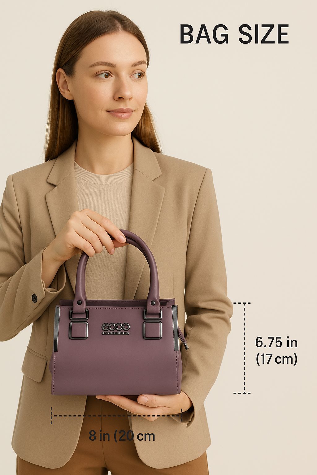 Trendy Purple Ladies Handbag | Stylish Shoulder Bag & Purse for Women