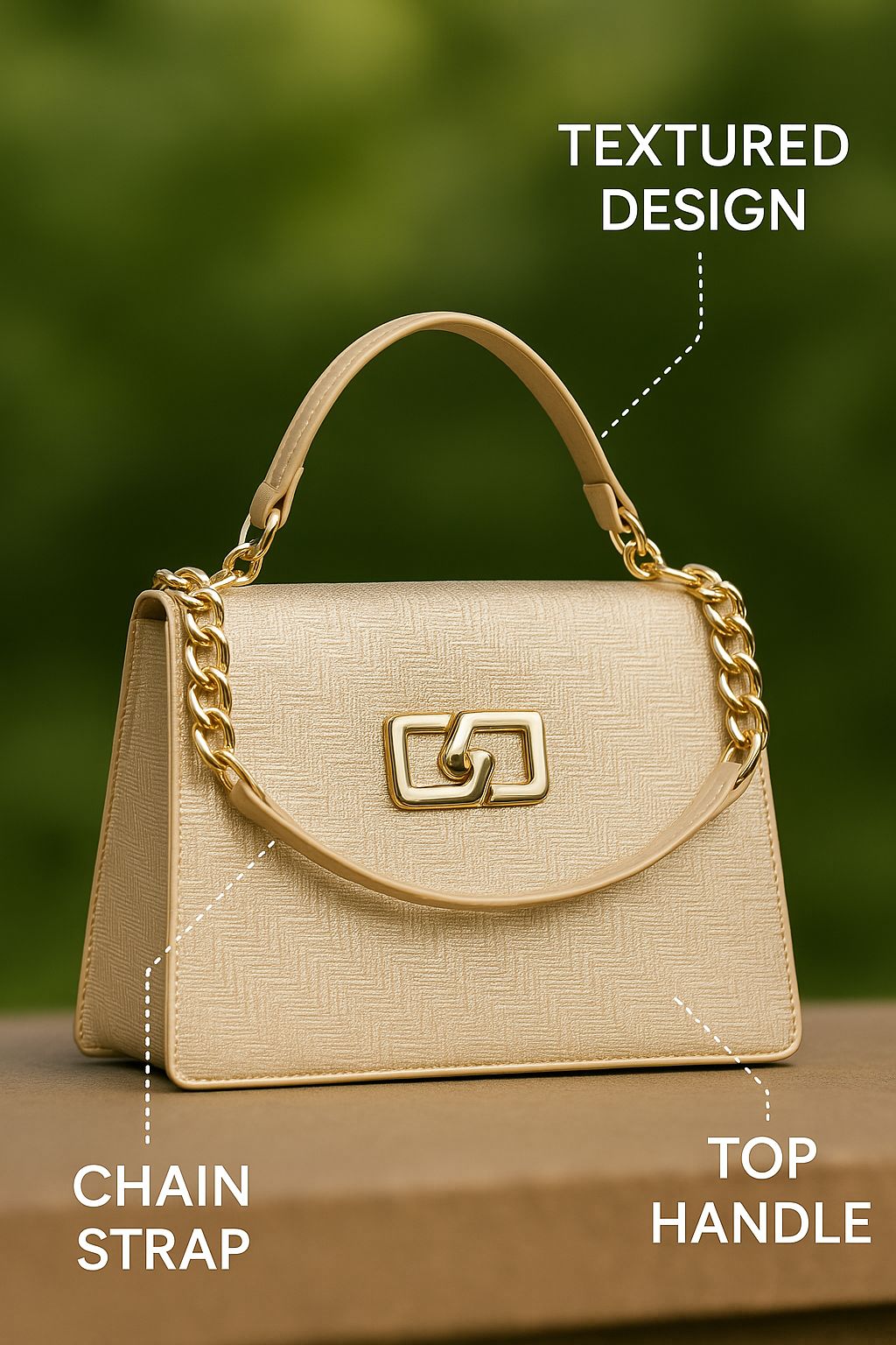 Best Golden Shining Ladies Hand Bag Party Bag | Gleamorra